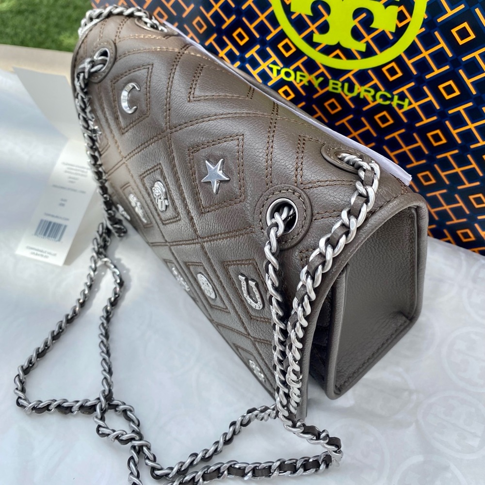 🆕💎💎Tory Burch Fleming charm small convertible shoulder bag/crossbody bag - Picture 8 of 12